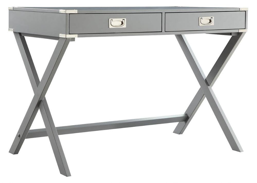 Gray X-Base Campaign Desk K36269