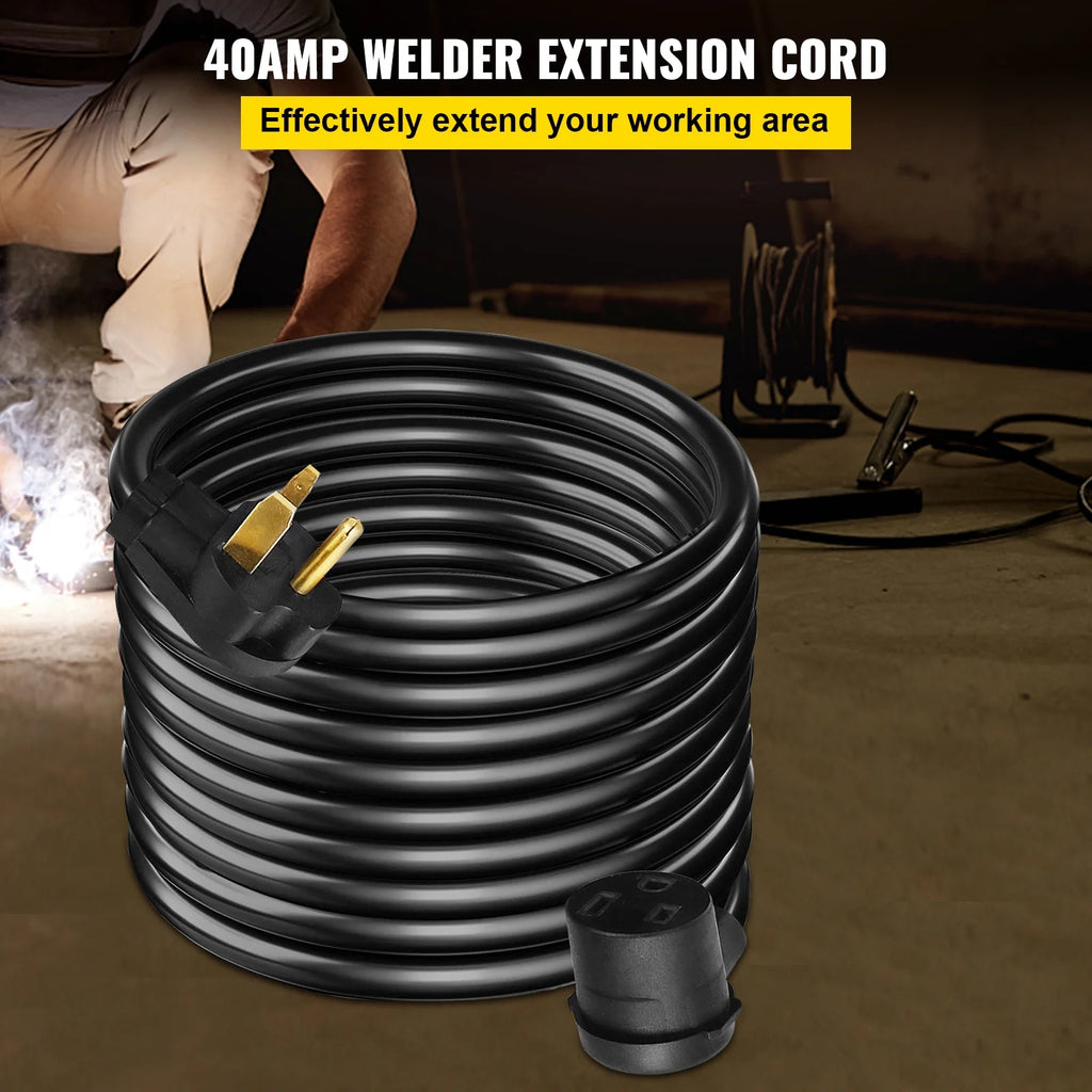 Welding Extension Cord 25ft 50AMP 8/3 Heavy Duty 8AWG 250V K367