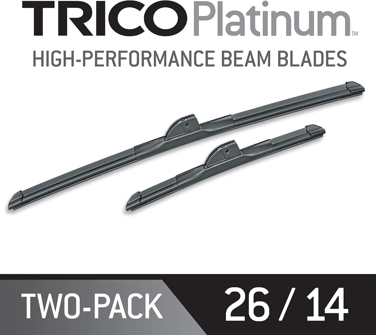Platinum 26 Inch & 22 inch Pack of 2 Windshield Wiper Blades J444445