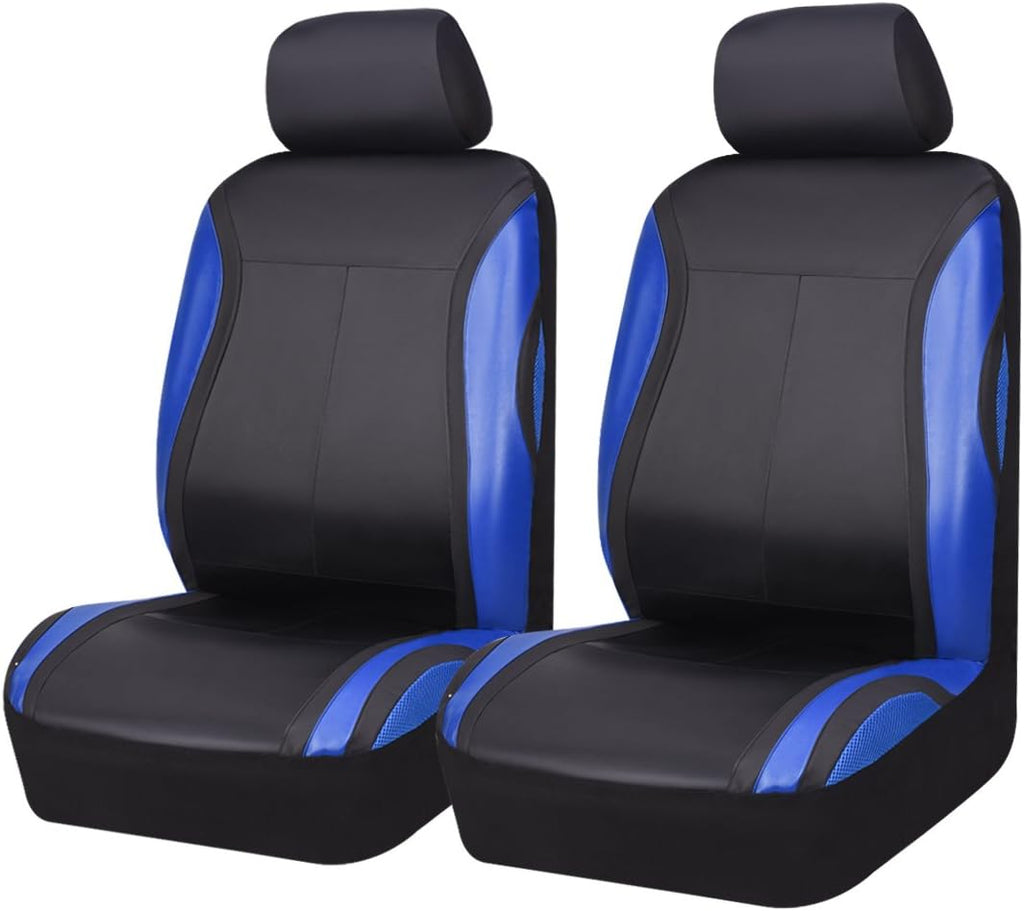 Carbon Leather Universal Car Seat Cover Full Set F91214