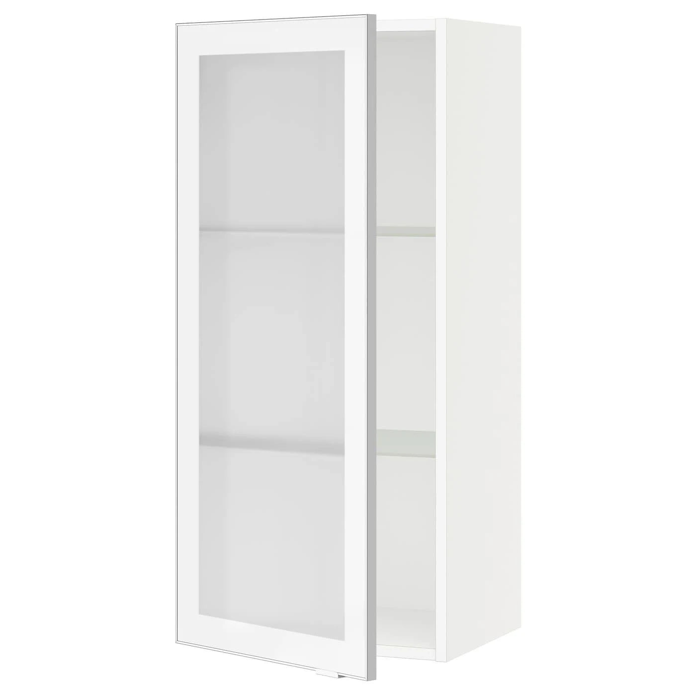 White Glass Wall Cabinet I1733