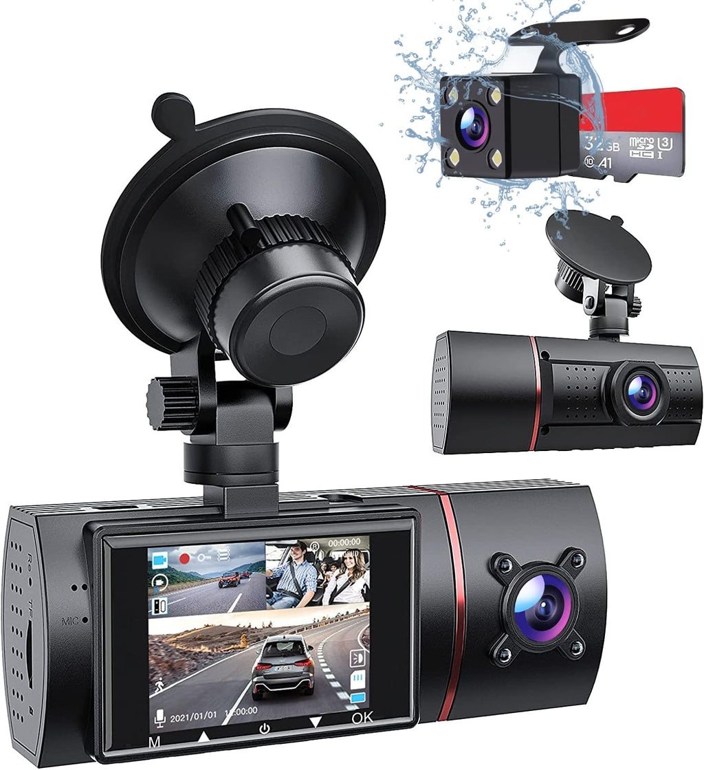 3 Channel Dash Cam with SD Card K93745
