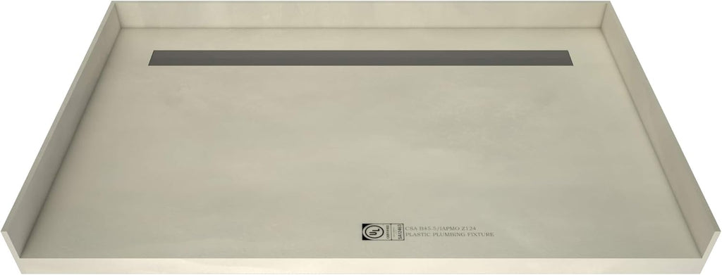 Tile Able Trench Barrier Free Pan, 36" D x 63" W F660