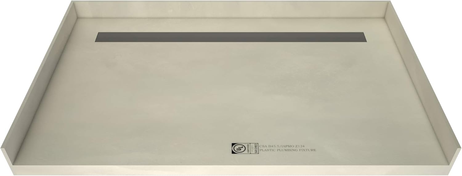 Tile Able Trench Barrier Free Pan, 36" D x 63" W F660