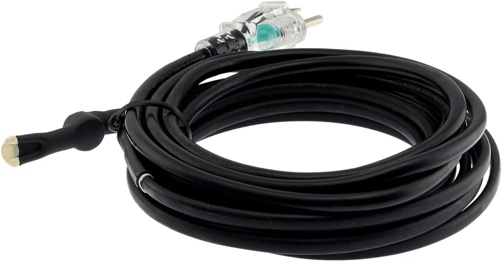 Heat Cable 52 Feet Heating Tape with Built-in Thermostat Z953