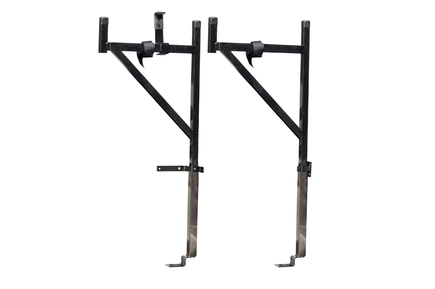 Steel Half Ladder Rack, Black B4151