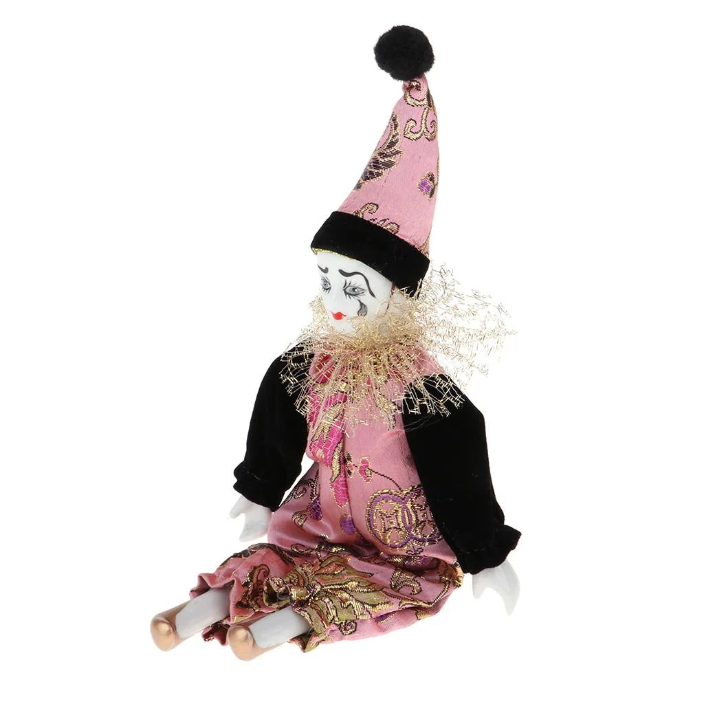 9 Inch Porcelain Doll Pink N5458