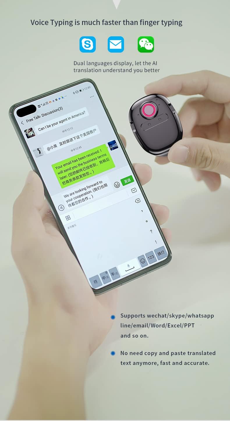 Portable Instant Voice Translator Device A898955