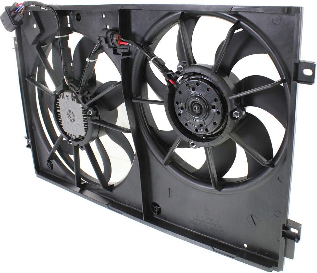 Radiator Fan for Volkswagen Jetta 2005-2014 Dual Fan 2.5L Engine W656394