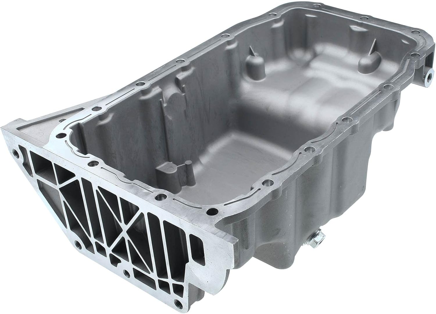 Engine Oil Pan Sump with Drain Plug Q99855