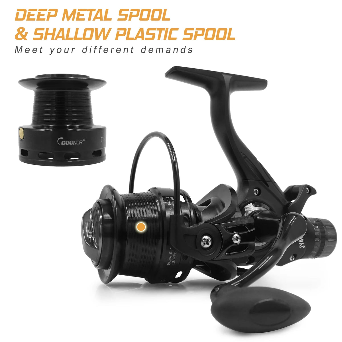 Dual Brake System Fishing Reel with Dual Spool B254966