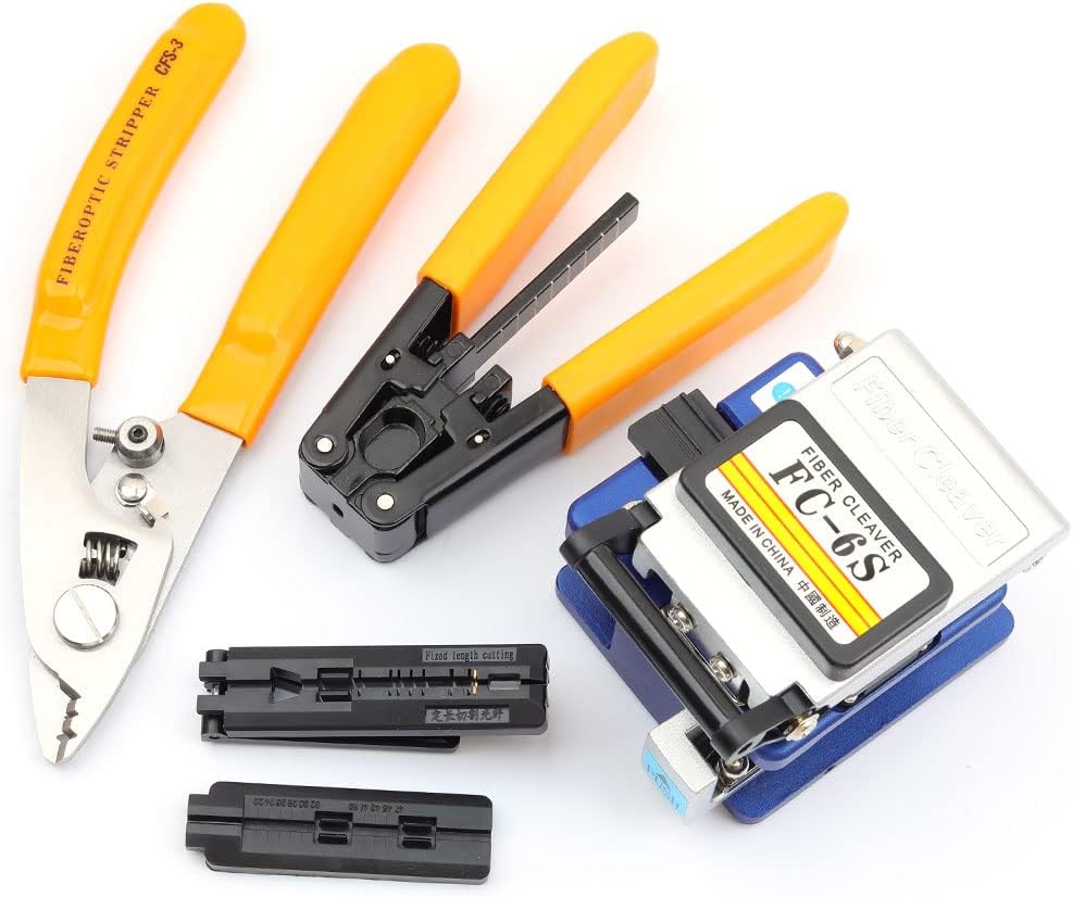 FTTH optical fiber tool kit with FC-6S cutter and CFS-3 stripper, Pack of 2 P6899