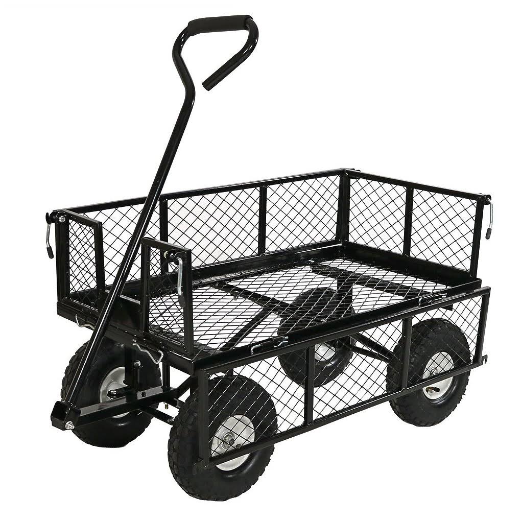 Black Steel Log Cart P146880