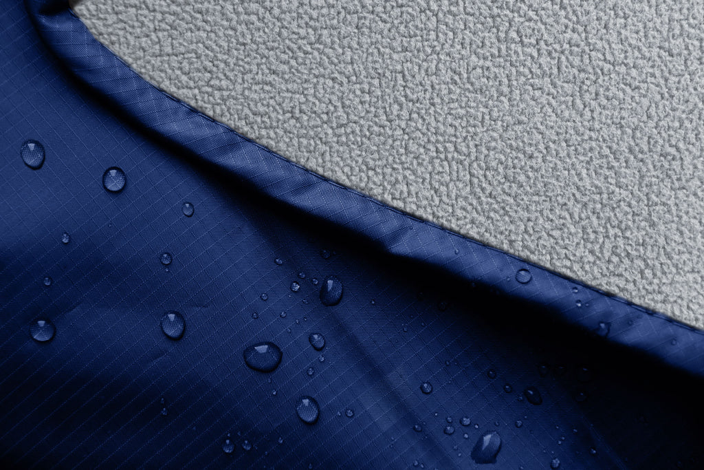 Blue Gray Polyester Throw O2836
