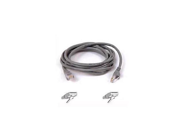 Snagless Patch Cable RJ45 Connectors 25 ft. Gray W695264