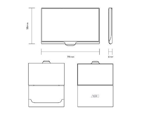 Etched Card Case W58207