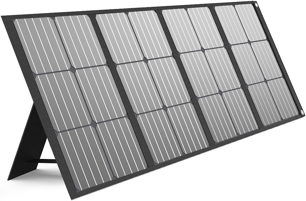 120W Foldable Solar Panel with 2 USB Ports & 18V DC Output W945