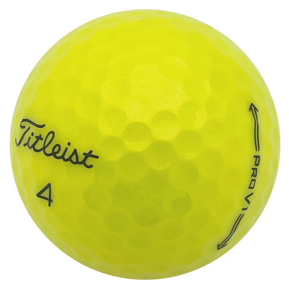 36 Yellow Pro V1 2022 5A Recycled Golf Balls S510