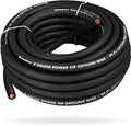 4 Gauge Red 25ft Power/Ground Wire OFC Pack of 2 X4502