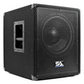 Powered 12x22 Pro Audio Subwoofer Cabinet with Class D Amp 800 Watts F865