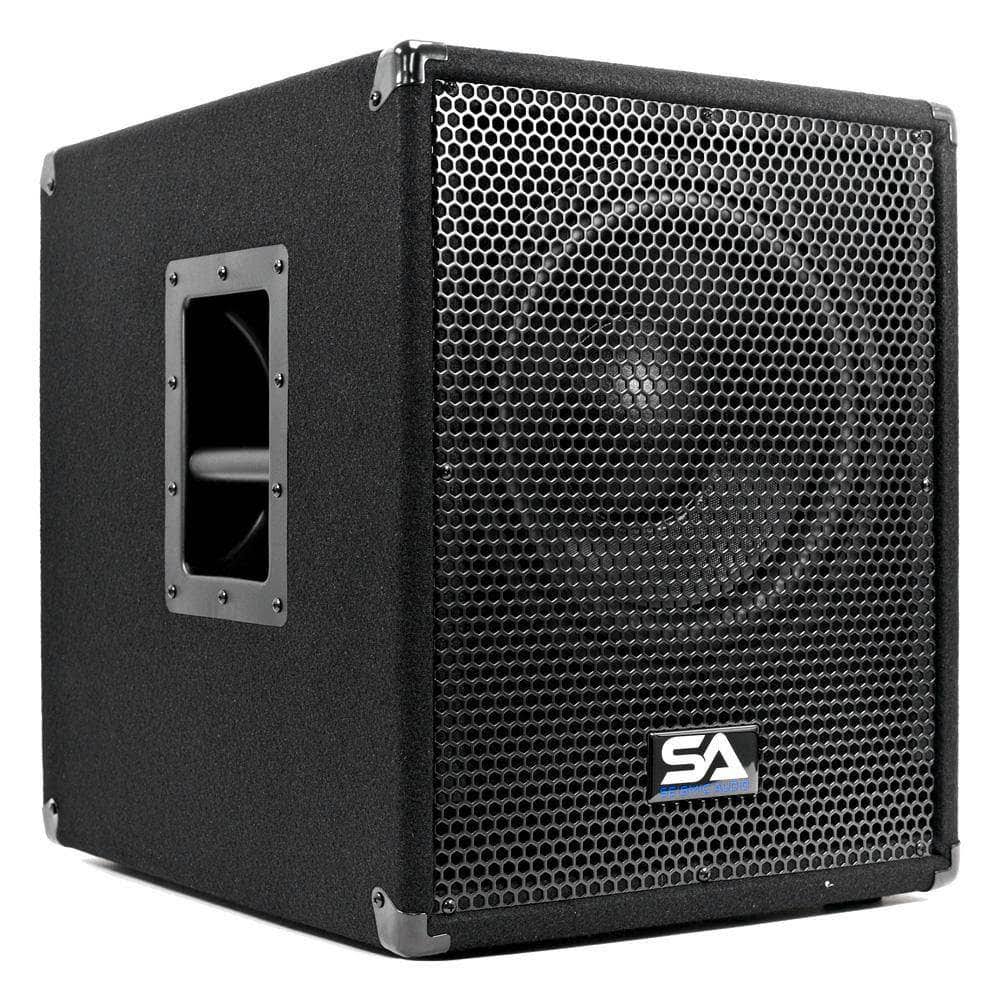 Powered 12x22 Pro Audio Subwoofer Cabinet with Class D Amp 800 Watts F865