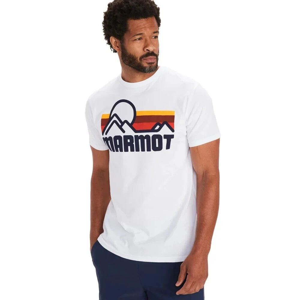 White Organic Cotton Short-Sleeve Graphic Tee N25943