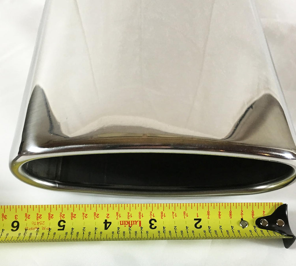 Polished Stainless Steel Exhaust Tip Pack of 2 Y761