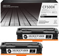 Compatible Replacement Toner Cartridges for HP 202X Printer (2 Black) Pack of 2 Z37601