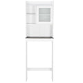 White Freestanding Wooden Bathroom Storage Cabinet U355