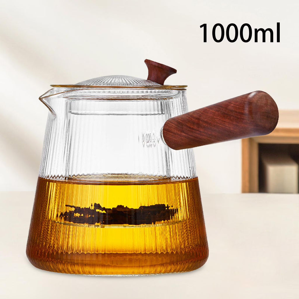 Glass Teapot with Infuser Stovetop Safe Tea Pot with Lid, 1000ml K55650