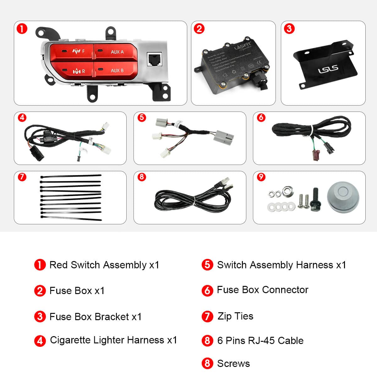 Switch Panel Auxiliary Switch Bank Kit S1587