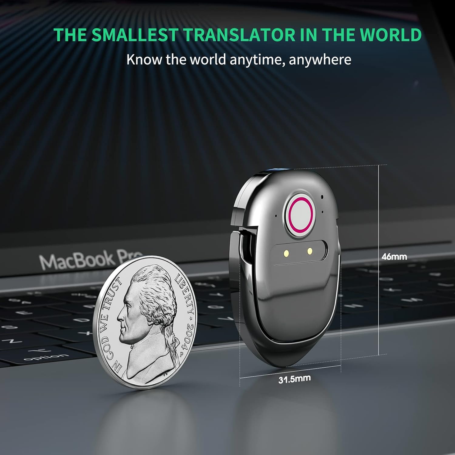 Portable Instant Voice Translator Device A898955