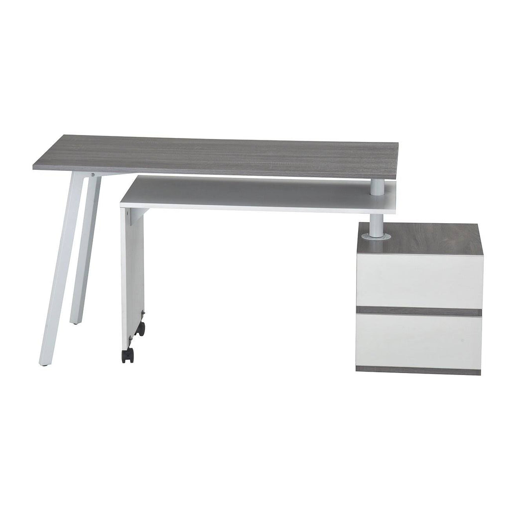 Gray Rotating Multi-Positional Desk N39819