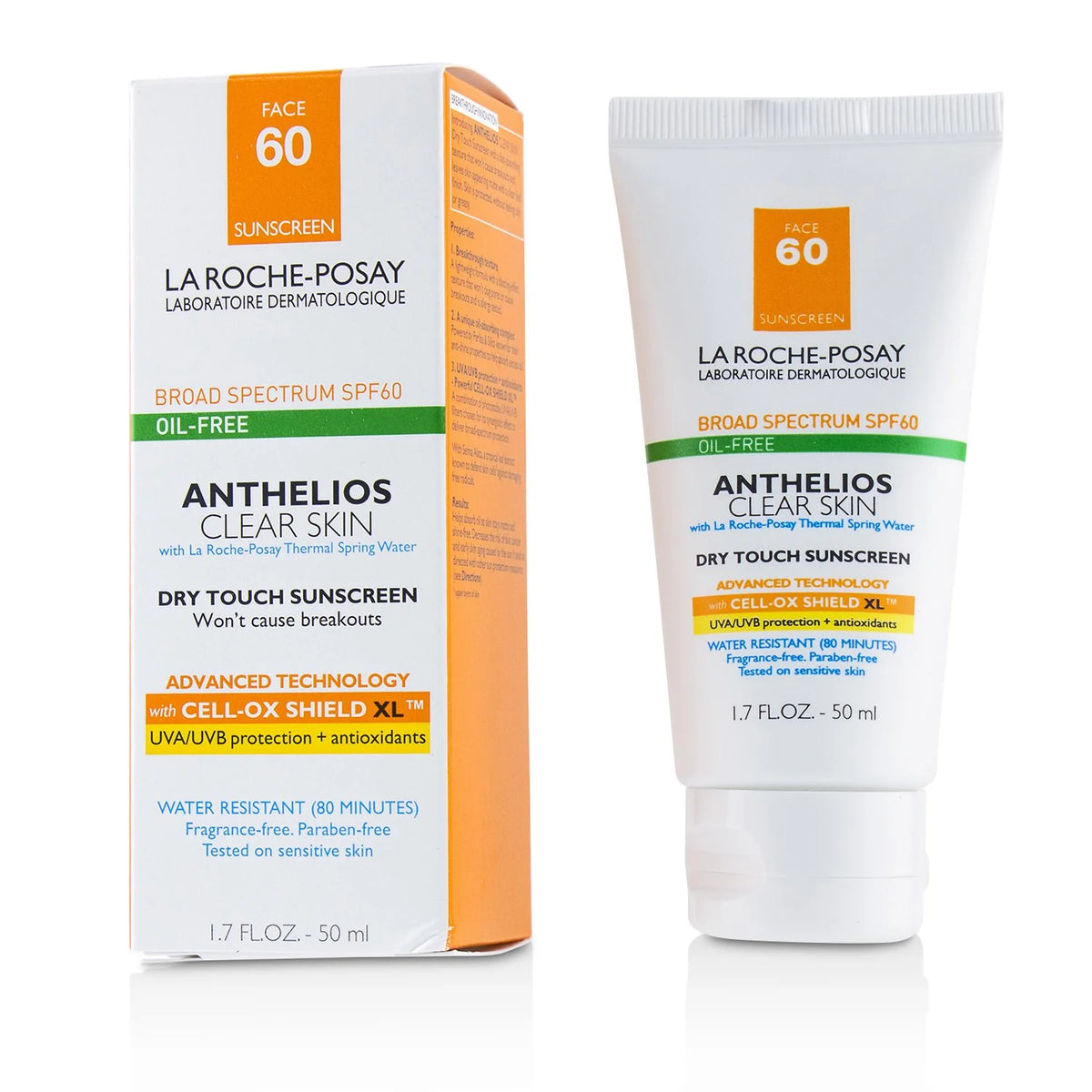 Oil-Free SPF 60 Sunscreen For Face 50ml/1.7oz I993