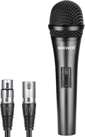 Black Cardioid Dynamic Microphone with XLR Cable, Pack of 2 E501166