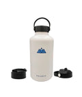 64 fl oz White Stainless Steel Vacuum Insulated Bottle A663