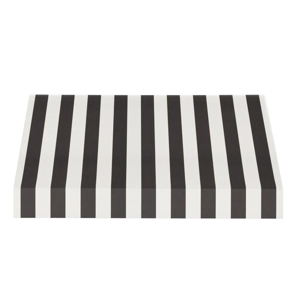 Black/White Stripe Acrylic Fixed Awning J6079