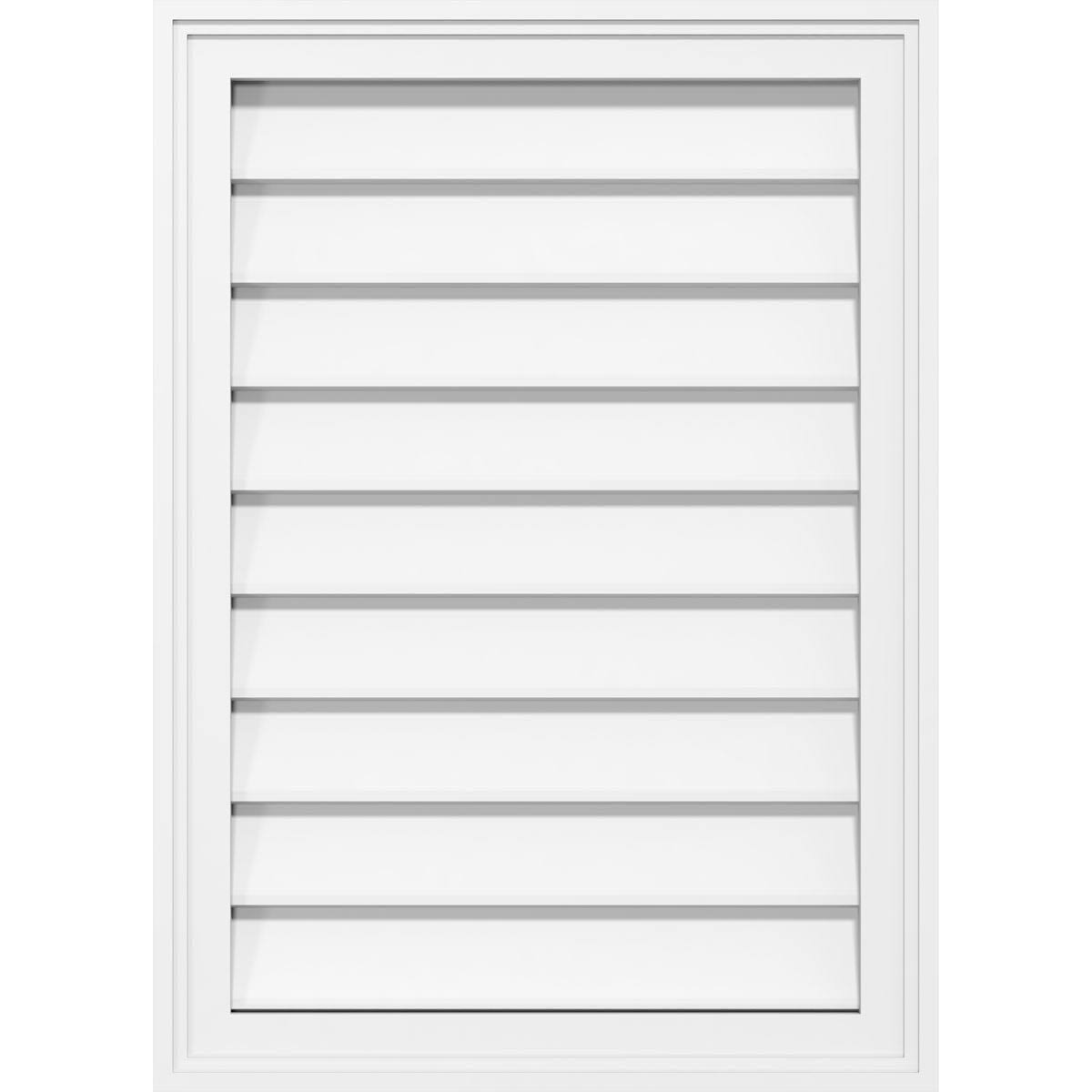PVC Gable Vent with Brickm U29542