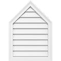 Peaked Top Surface Mount PVC Gable Vent X304329