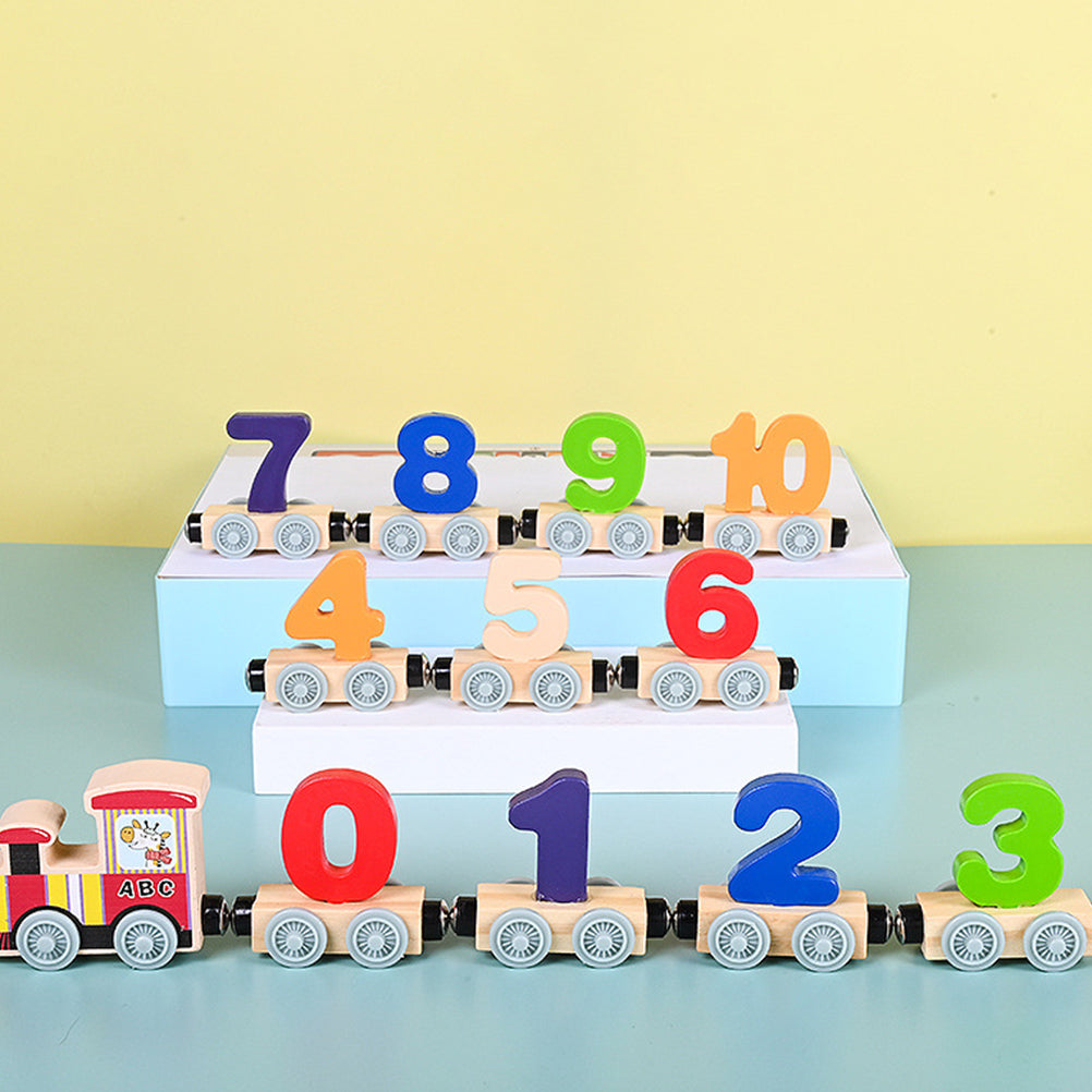 Wood Train Magnetic Toddler Toy Z605