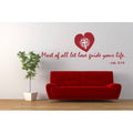 Christian Quotes Wall Decal F715745