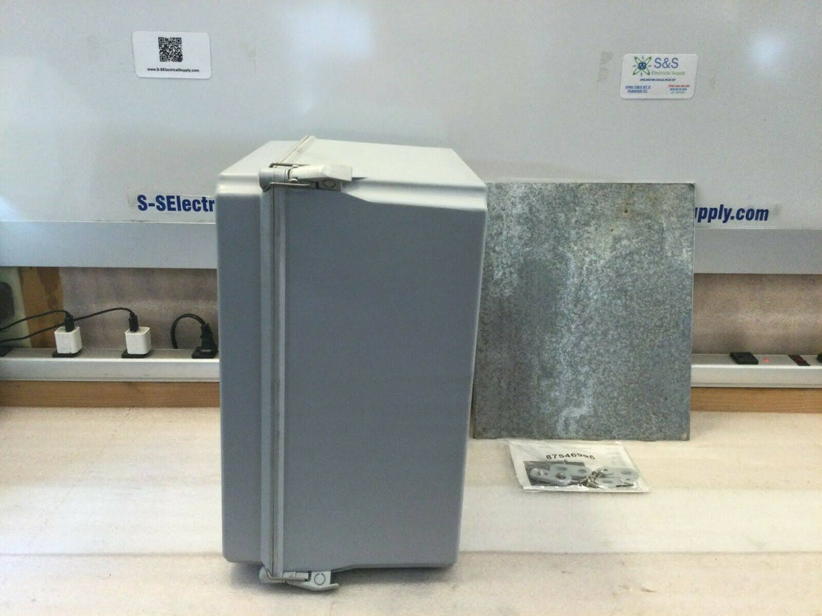 NEMA 4X Fiberglass Enclosure with Window Quick Release Cover F9515