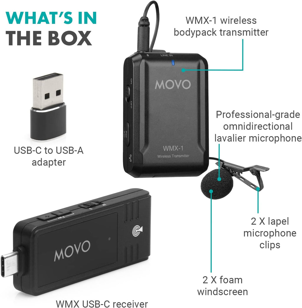 USB-C Wireless Lavalier Microphone P7140