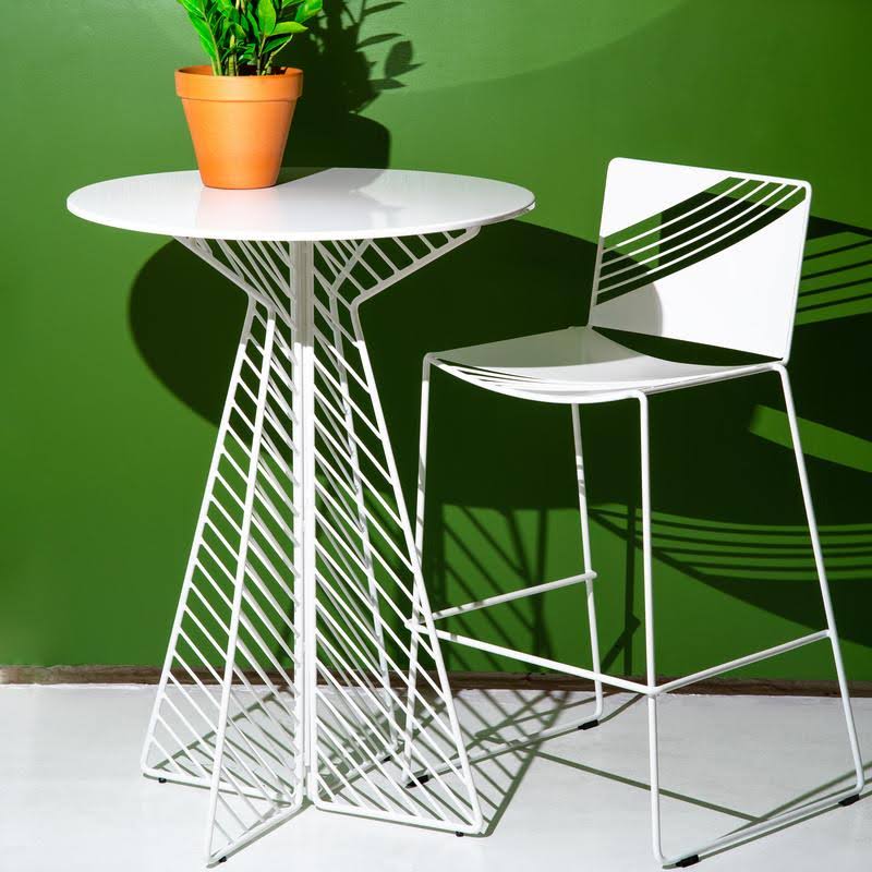 White Cafe Pub Table M1150