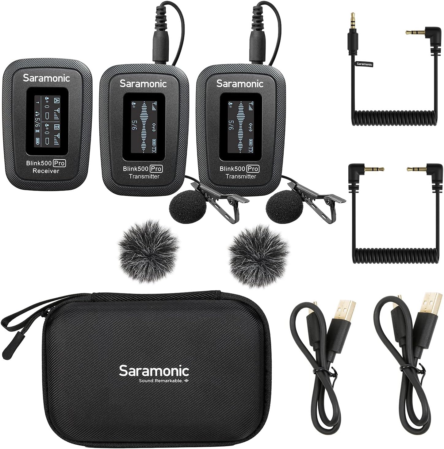 Wireless Lavalier Microphone with Charging Case V13304