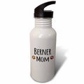 Brown Muddy Paw Prints 21 oz Sports Water Bottle S56598