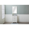 White Shaker Bathroom Vanity with Marble Top Q2523