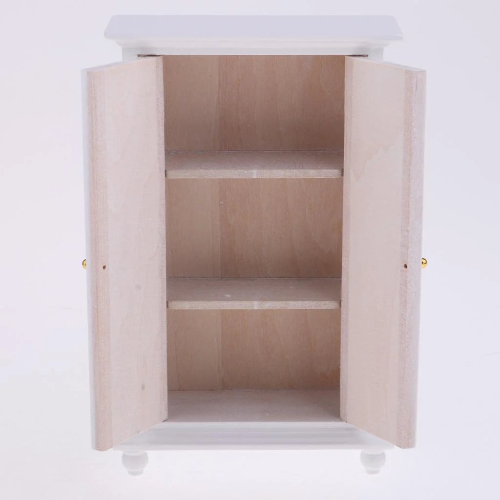 White Armoire Cupboard Cabinet B59026