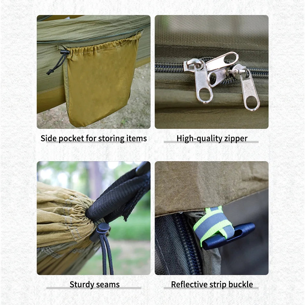 Waterproof Camping Hammock with Mosquito Net Y902