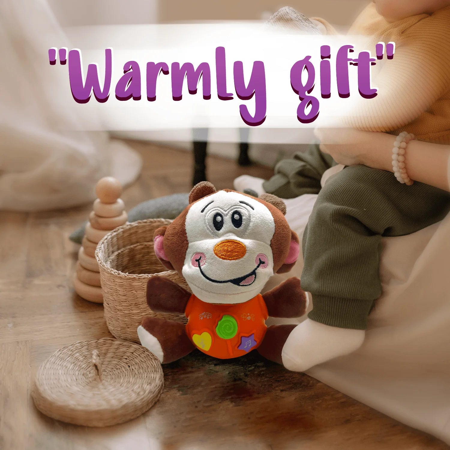 Plush Monkey Baby Toy U792019